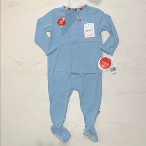 Magnetic Me Baby Light Blue Footie 9-12 12-18 months